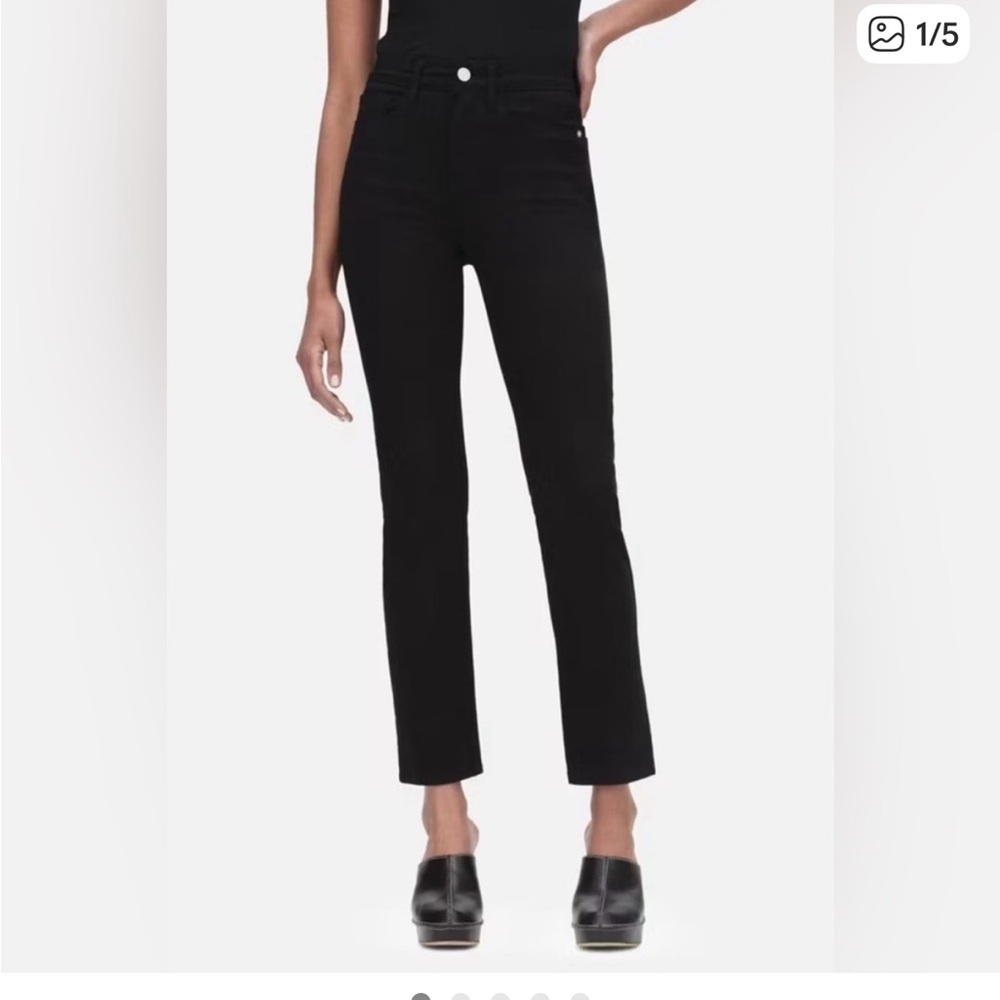 Frame Denim Le High Straight Women's Black Jeans